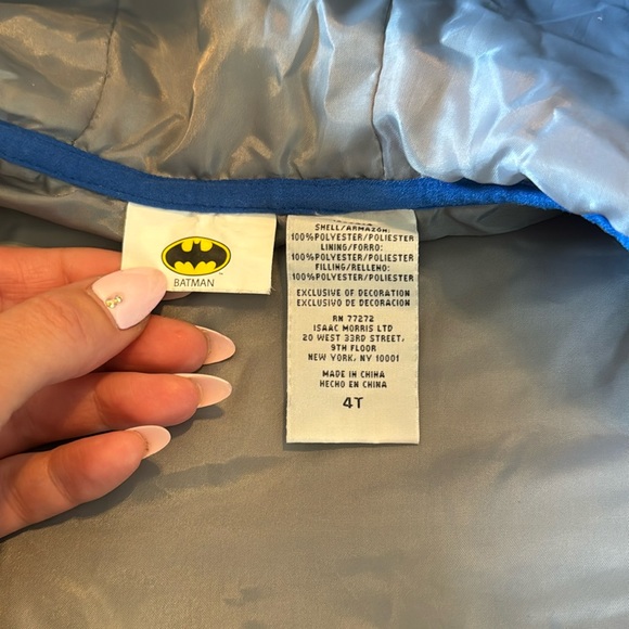 Batman light jacket (4T) - Picture 5 of 9